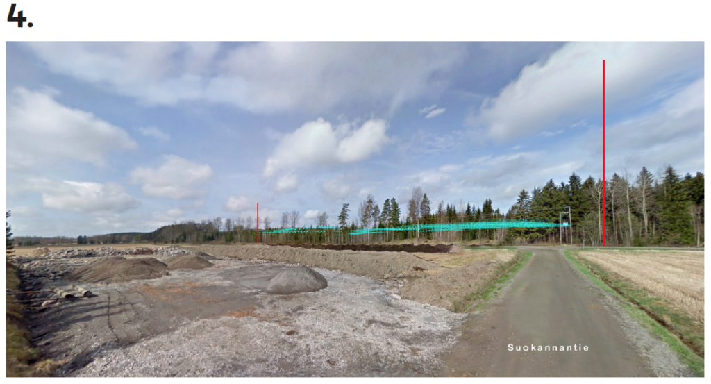 Krossin aurinkopuisto: havainnekuva 4, Suokannantie