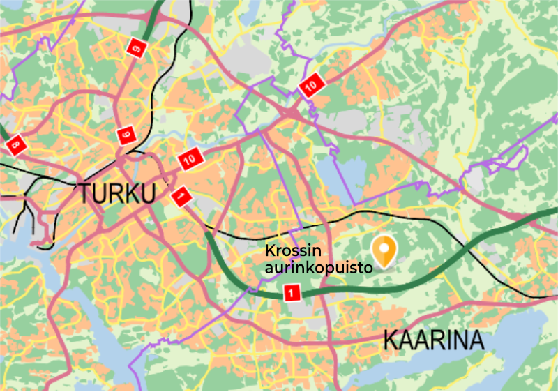Sijainti kartalla
